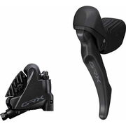 SHIMANO BL-RX610 GRX hydraulic disc brake lever bled with BR-RX400 calliper, left rear