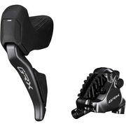 SHIMANO ST-RX825 GRX Di2 2-speed STI bled with BR-RX820 calliper, left rear