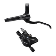 SHIMANO BR-MT200 / BL-MT200 bled brake lever/post mount calliper, black, rear left