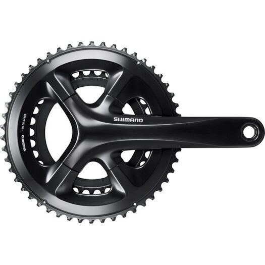 SHIMANO FC-RS510 double chainset, 50 / 34T, for 135/142mm axle, 165mm, black click to zoom image