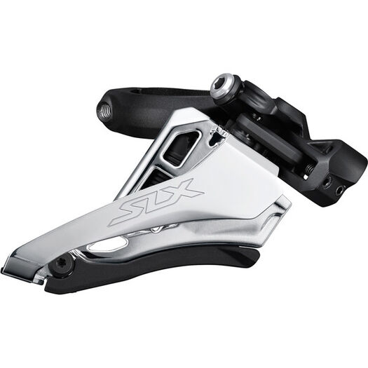 SHIMANO FD-M7100-M SLX front mech, 12-speed double, side swing, mid mount multi fit click to zoom image