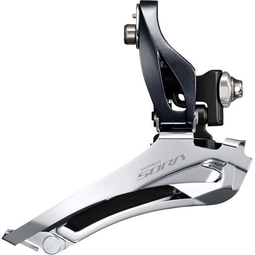 SHIMANO FD-R3000 Sora 9-speed front derailleur, double braze-on click to zoom image