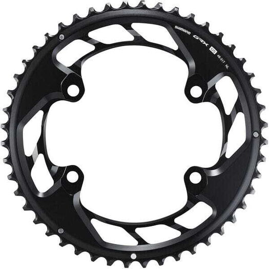 SHIMANO FC-RX820-2 GRX 12 speed double outer chainring 48T-ND, for 48-31T click to zoom image