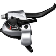 SHIMANO ST-TX800 Tourney TX STI lever, 3-speed, silver, left hand