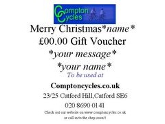 COMPTON SPECIALS £10 Gift Voucher