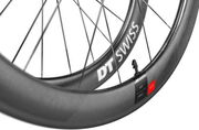 DT SWISS ARC 1100 DICUT wheel, carbon clincher 80 x 17 mm rim, rear click to zoom image