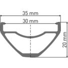 DT SWISS H 1900 wheel, 30 mm rim, 12 x 148 mm BOOST axle , 27.5 inch rear SRAM XD click to zoom image
