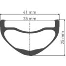 DT SWISS HXC 1501 wheel, 35 mm rim, 12 x 148 mm axle, 27.5 inch rear MICRO SPLINE click to zoom image