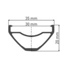 DT SWISS E 1900 wheel, 30 mm rim, 12 x 148 mm BOOST axle , 27.5 inch rear Shimano HG click to zoom image