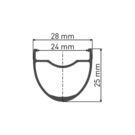 DT SWISS G 1800 SPLINE disc brake wheel, clincher 25 x 24 mm, 700c rear SRAM XDR click to zoom image
