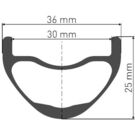 DT SWISS EXC 1501 DEG, 30 mm rim, BOOST axle, IS, MICRO SPLINE / XD, 29 inch rear click to zoom image