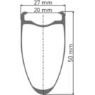 DT SWISS WHEL DT ARC16 50mm DB FR click to zoom image