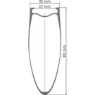 DT SWISS WHEL DT ARC14 85mm DB RR click to zoom image