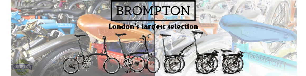 Brompton bikes in store
